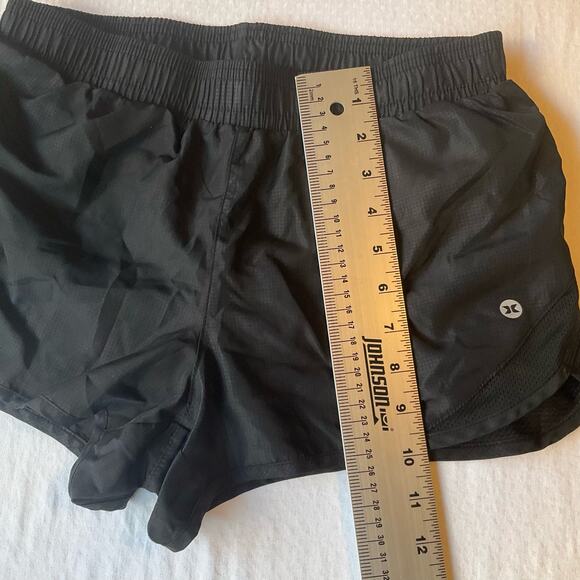 RBX Women’s Workout Shorts size S, Solid Black, with Liner - Picture 2 of 7